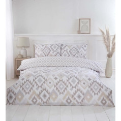 Комплект односпального пододеяльника Rapport Home Ikat, натуральный