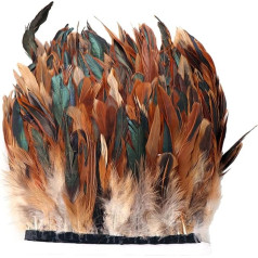 Бахрома с натуральным петухом, 91 см, швейные украшения для одежды, аксессуаров, поделок