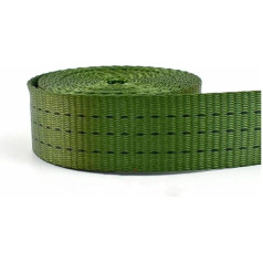 Generic Nylon Webbing Strap 25-50mm 1.2/1.6/1.8mm Thick High Strength Car Tension Rope Luggage Fixed Strap Accessories (Army Green, 38mm)