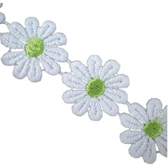 1 Ярд Украшение Кружева Панели Вышитые Швейная Лента