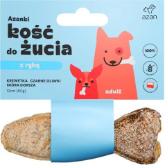 Азанки костяные с кожей креветки форма трески 12см