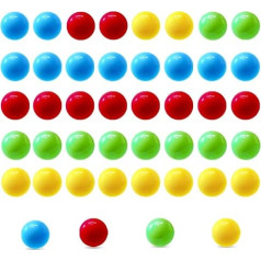 Hotusi 40 шт. игра замена мраморные шары совместимы с голодным голодным бегемотом 14 мм (4 цвета)