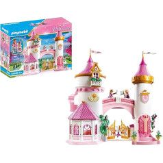 PLAYMOBIL Princess 70448 Замок принцессы с тремя комнатами и двумя фигурками, включая аксессуары, от 4 лет