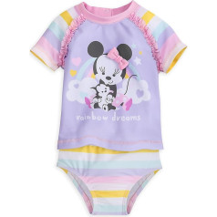 Disney Minnie Mouse Купальник из двух частей для малышей Размер 3-6 MO