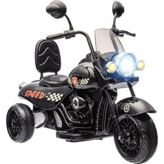 Детский электрический мотоцикл AIYAPLAY, 6 V Детский электрический мотоцикл с музыкой, светодиодная фара, 3-5 км/ч Детский электрический мотоцик