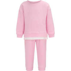 Симпатичные наряды комплект для малышей унисекс детские мальчики девочки с длинным рукавом брюки комплект свитер охранник брюки комплект