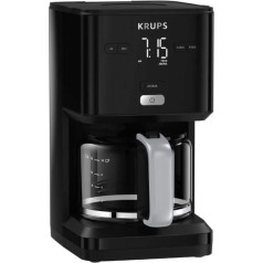 Krups KM6008 Smart'n Light Filter Coffee Machine | Интуитивно понятный дисплей | Объем 1,25 л для 15 чашек кофе | Функция автоотключения | Противокапельная система | 24
