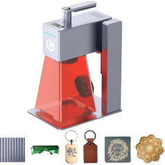 Портативный лазерный гравер Longer Nano Pro, 5000 мм/с, высокоскоростной лазерный гравер и резак, точность гравировки 0,01x0,01 мм, гравировальный инстр