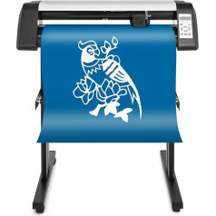 28 Zoll 720 mm Vinyl-Plotter-Schneidemaschine Vinly Sign Pattern Cutting Plotter Graph Bundle Kit Signmaster Software,Präzise Steuerung