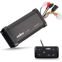 Морской усилитель Bluetooth 4-канальный класс D 300 Вт усилитель стерео на лодках UTV гольф-каров и автомобилей Bridgeable