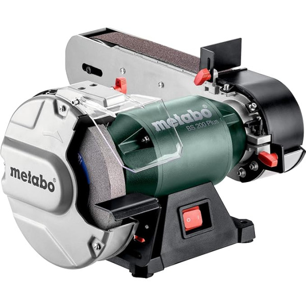 Комбинированная ленточная шлифовальная машина Metabo BS 200 Plus - 604220000 - Комбинированная машина для заточки, шлифовки и удаления заусенцев - Номи