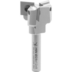 ENT 20427 Реверсивная пластинчатая торцевая фреза Хвостовик (S) 8 мм, диаметр (D) 28 мм, NL 12 мм, GL 60 мм, SL 35 мм, Z3 трехгранная, из твердого сплава (HW), для