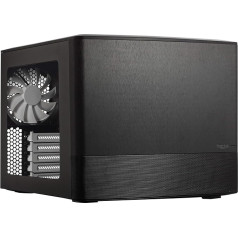 Fractal Design Node 804 - Черный - Компактный компьютерный корпус - mATX - Высокий воздушный поток - Модульный интерьер - 3x вентилятора Fractal Design Silent R2 120 мм 