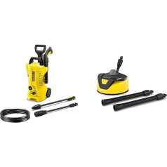 Мойка высокого давления Kärcher K 2 Power Control: Умная поддержка приложений и очиститель поверхностей T-Racer T 5 (защита от брызг, для больших поверхно