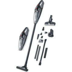 SEVERIN HV 7147 Аккумуляторный ручной пылесос, 18,5 В, 50 минут работы, влажная и сухая уборка, светодиодный аккумулятор, вращающаяся турбощетка и су