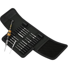 Wera 05135973001 Kraft Form Kompakt Micro 21 ESD Set, Black, Teilig