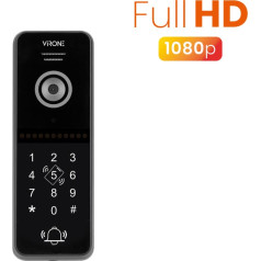 Видеокассета Full HD 1080P, односемейная, с клавиатурой и считывателем бесконтактных карт и брелоков 13,56 МГц, для расширения систем Full HD VIFIS