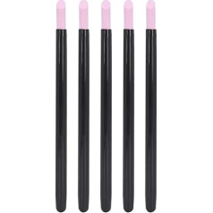 Набор из 5 полировочных ручек с кварцевым камнем для ногтей, отшелушивающий пушер для кутикулы, шлифовальная палочка для маникюра