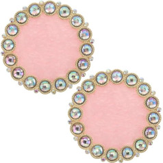 AUTSUPPL 2pcs смолы ногтей искусства палитры портативный лак для ногтей смешивания пластины для маникюра ногтей цвета смешивания инструмент но