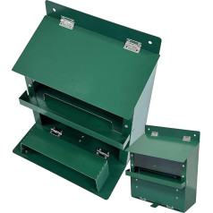 Eichhörnchen Picknicktisch Futterstelle | Streifenhörnchen Futterstation - Wetterfester Streifenhörnchen Schutz Mit Winterfutterstelle Für Naturbeobachtung Und Deko In Garten Park Für Tierliebhaber