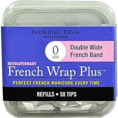 Dashing Diva - French Wrap Plus Refill - THICK - White - Size 0