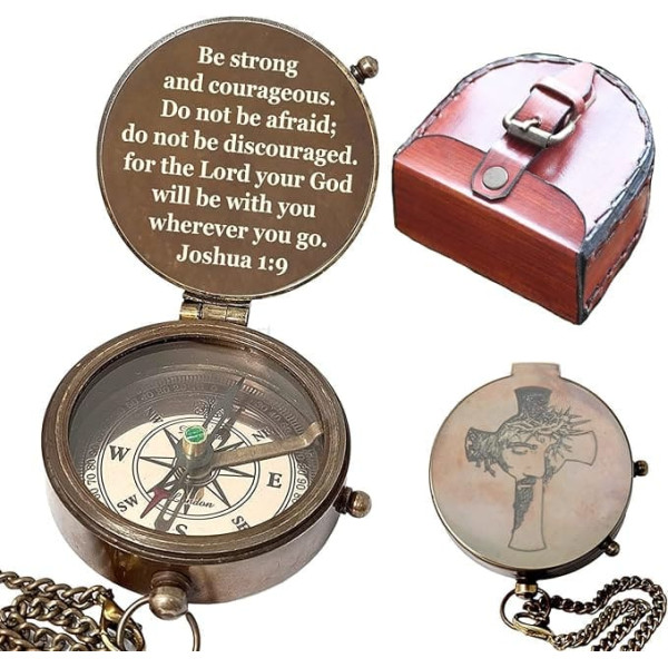 Royalmart Специальная гравировка юбилейный компас солнечные часы поздравления для мужчин / женщин подарки для него романтические идеи подарко