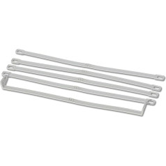 FBS 4 х пластиковые петли для флага с 1 х лентой для натяжения флага для шестов I флагштоков диаметром до 90 мм