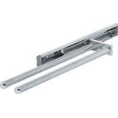 Выдвижной держатель для кухонных полотенец POLISHED CHROME 2-ARM 330 мм