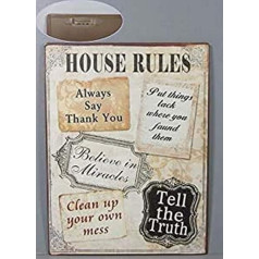 Настенный знак La Finesse, металлический, лакированный, средний