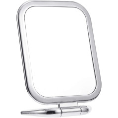 minkissy Двустороннее увеличивающее зеркало для макияжа, складное зеркало красоты, компактное зеркало для макияжа, портативное настольное зе