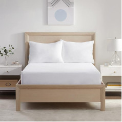 SERTA Power Chill Soft Comfortable Stain Resistant Waterproof Mattress Protector with 15