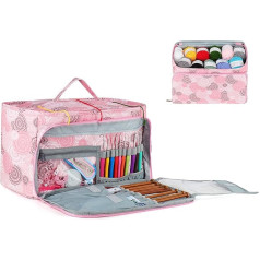 Сумка для вязания Aeelike, розовый, современный