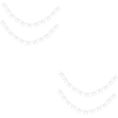 HOMSFOU 2 шт. ярдов банты кружева границы с бабочками для Diy одежды Универсальный Используется для свадеб, дней рождения и ремесленных проектов