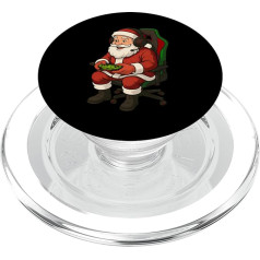 Gamer Weihnachten Weihnachtsmann Gaming Videospiel Jungen Mädchen PopSockets PopGrip für MagSafe