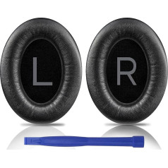 SOULWIT Сменные вкладыши из овчины для беспроводных наушников Bose QuietComfort 45 (QC45)/QuietComfort SE (QC SE)/New Quiet Comfort Wireless Over-Ear Headphones, вкладыши из пены высокой 