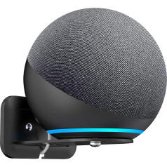 Настенное крепление PlusAcc для ECH0 4-го поколения - крепление без потери шума, встроенный кабель-менеджмент, аксессуары для Google Nest Mini, спальня, г