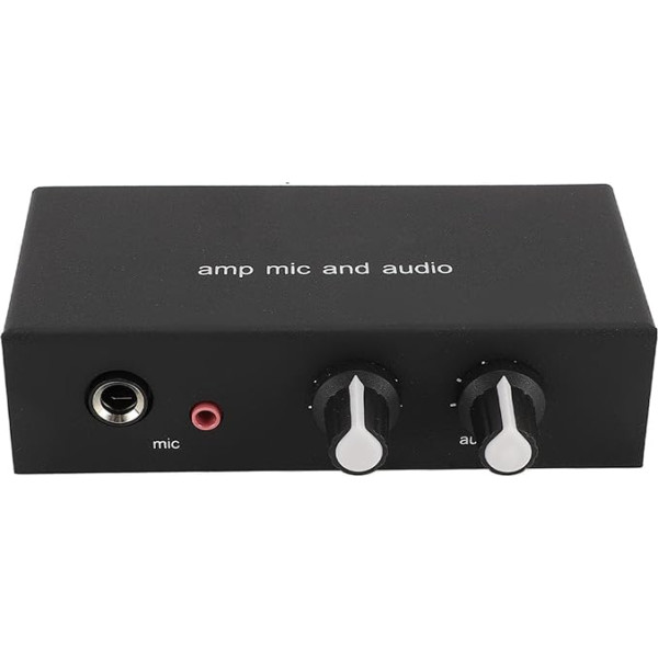 Стерео аудио HiFi фонограф предусилитель, MIC конденсаторный интерфейс микрофон наушники усилитель с 3 выходными портами аудио предусилитель