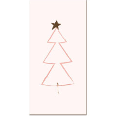 Declea Weihnachtsbaum-Schildus Holz zum Aufhängen oder Aufstellen, Weihnachtsdekoration für Zuhause, Partys, Events, Design
