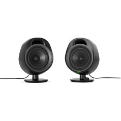 SteelSeries Arena 3 - полнодиапазонная игровая колонка 2.0 - захватывающий звук - интуитивное управление - 4-дюймовый динамик - проводной или Bluetooth - 3,5 м