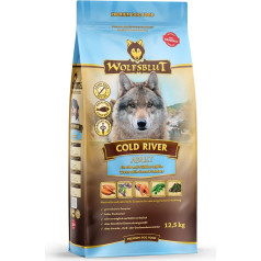 Wolfsblut Взрослая форель холодной реки/сладкая путассу. 12,5 кг
