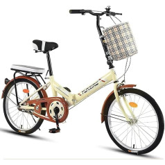 ZLYJ Складной велосипед для взрослых, 20-дюймовый складной велосипед с переменной скоростью, складной мужской велосипед для женщин, подходит 