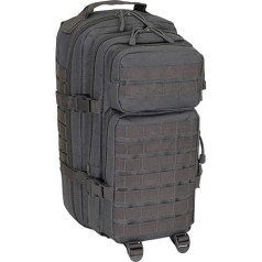 GEO-VERSAND Mil-Tech Molle Rucksack Grey 30L Assault German Army Geocaching Modular Loops
