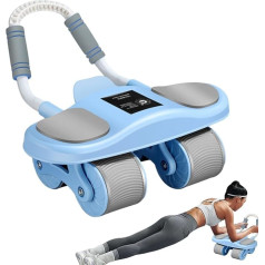 Wimnqie Ab Wheel Roller, женский тренажер для мышц живота - устройство с автоматическим отскоком для тренировок, для абдоминального фитнеса, как аксе