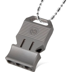 Аварийный свисток Tacray, носимое ожерелье с громким звуком до 120 ~ 130 децибел, для выживания в чрезвычайных ситуациях, спасения жизни, походов, 