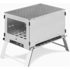 Настольный гриль для пикников в саду складная дровяная печь барбекю гриль портативный открытый кемпинг барбекю стойки из нержавеющей ста