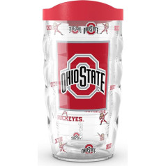 Tervis Ohio State Buckeyes 10oz Classic Double Wall Insulated Travel Mug - сохраняет напитки холодными и горячими