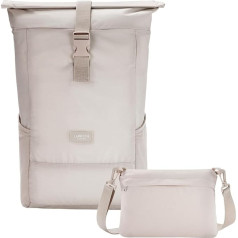 LARKSON Arne Foldable Backpack Легкий складной рюкзак для походов, путешествий, пляжа, Rolltop Daypack, ультралегкий, 15 литров, складывается в маленькую сумку Cros