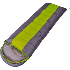Спальный мешок на открытом воздухе, для кемпинга 4 сезона взрослые дети походы рюкзак с компрессионным мешком для кемпинга (зеленый 2,0 кг)