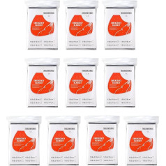 Uqezagpa 10 штук одеяла выживания, фольги, тепловые одеяла пространства, открытый кемпинг одеяла для активного отдыха