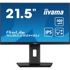 Монитор 21.5 дюйма xub2292hsu-b6 ips,100hz,freesync,поворотный,0.4ms,hdmi,dp,4xusb(3.2),2x2w,has(150mm)